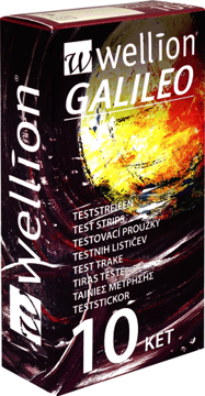 Mynd Wellion ketónastrimlar GALILEO, 10stk