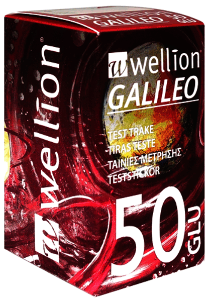 Mynd Wellion blóðsykurstrimlar fyrir GALILEO (50 stk)