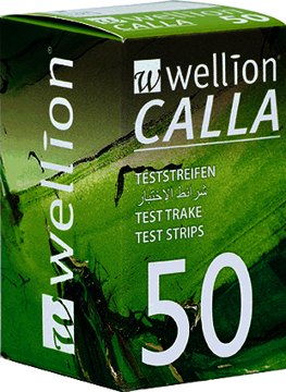 Mynd Wellion blóðsykurstrimlar fyrir CALLA mæla (50 stk) 