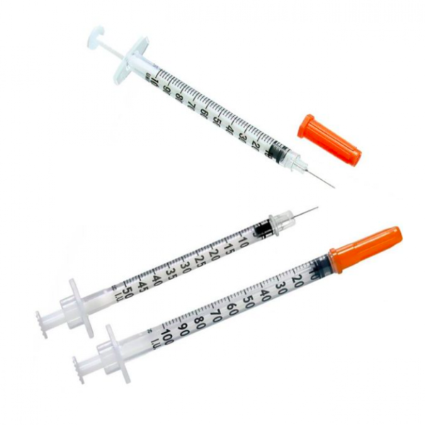 Mynd Microfine nálar 29G og insulinsprautur 0,5 ml