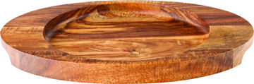Mynd Acacia Oval hitaplatti 25x18,5cm