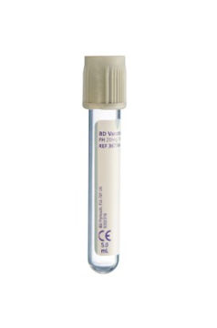 Mynd Vacutainer Na-fluoride/Na-heparin blóðtökuglas 5 ml