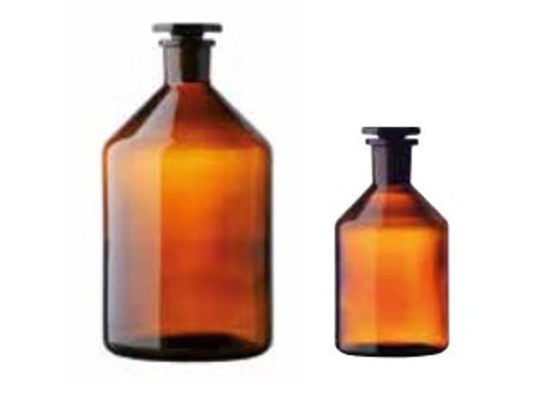 Mynd Apótekara flaska með tappa 250 ml (10 stk)