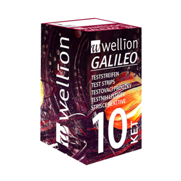Mynd Wellion ketónastrimlar GALILEO, 10stk