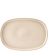 Mynd Pico kremaður oval diskur 33x23cm