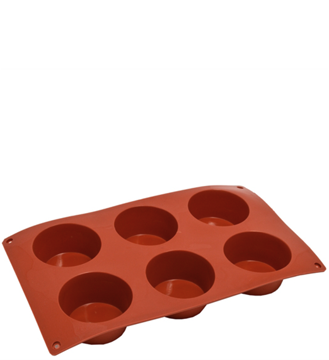 Mynd Kökumót muffins sílikon 7cm (6 kökur)